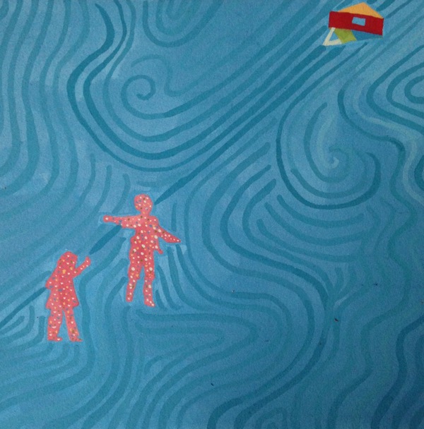 Alameda. 2014. gouache on paper. 6" x 6"