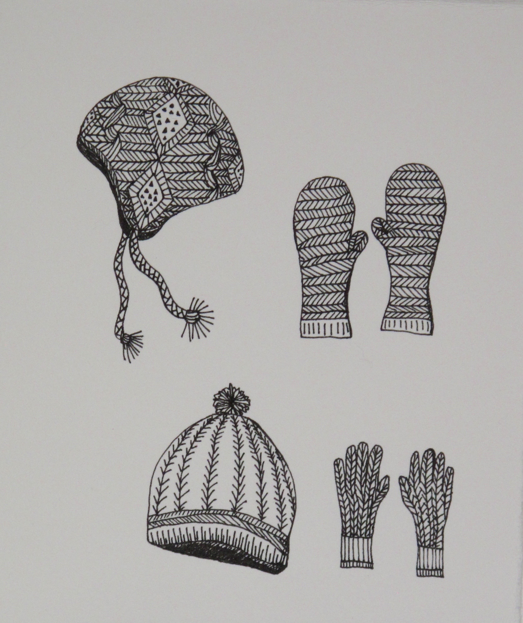 Knitted. 2015. Ink on Paper