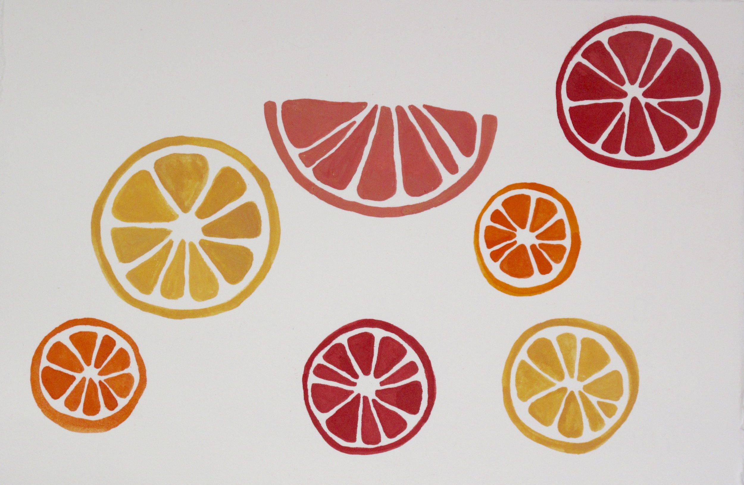 Citrus Citrus. 2015. Gouache on Paper