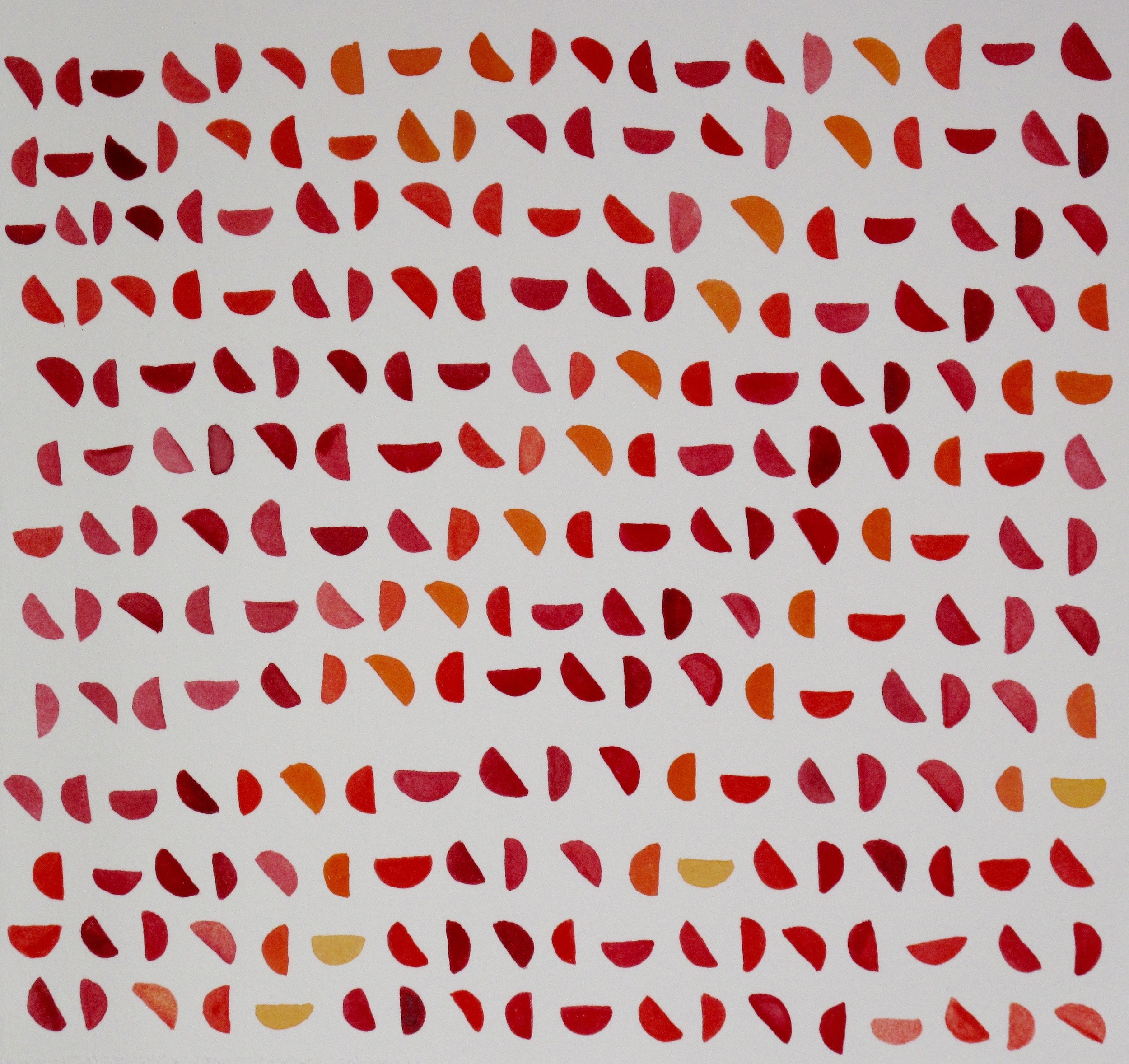 Citrus Moons. 2015. Gouache on Paper