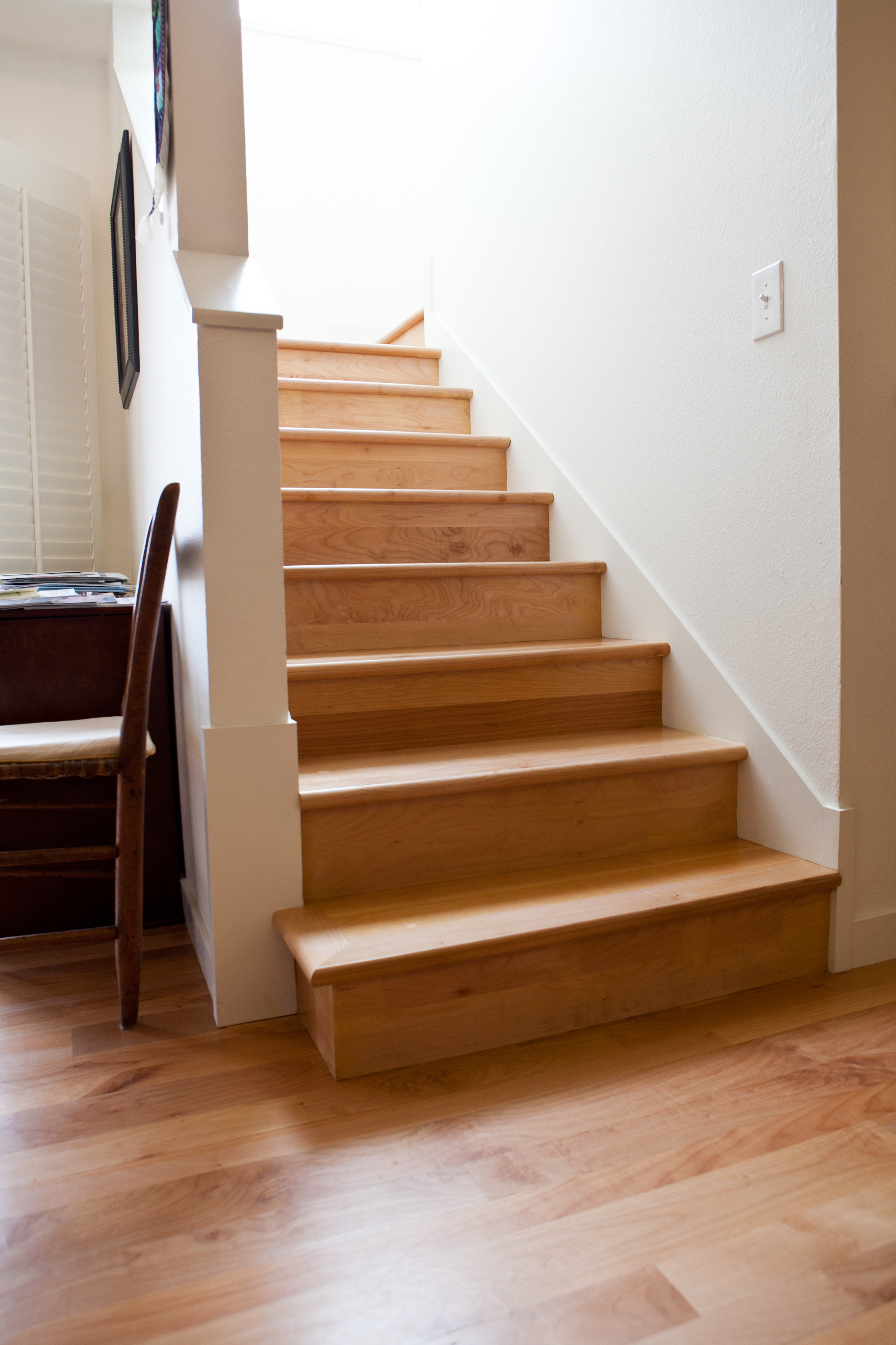 Bigleaf Maple stairs