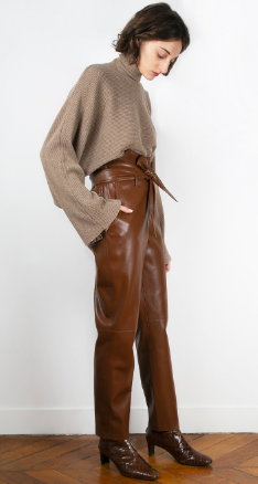 Vegan never looked soooo delicious! Nanushka pants