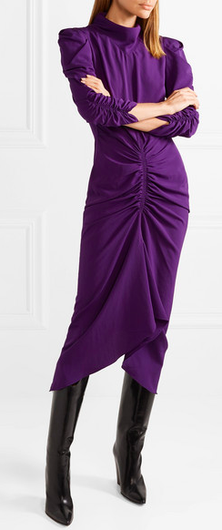 This dress takes care of everything: She booked ur table at Misi and ur Lyft is 2 minutes away. Isabel Marant dress