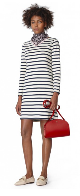 See? Totally pulling it off… Dress / A.P.C.