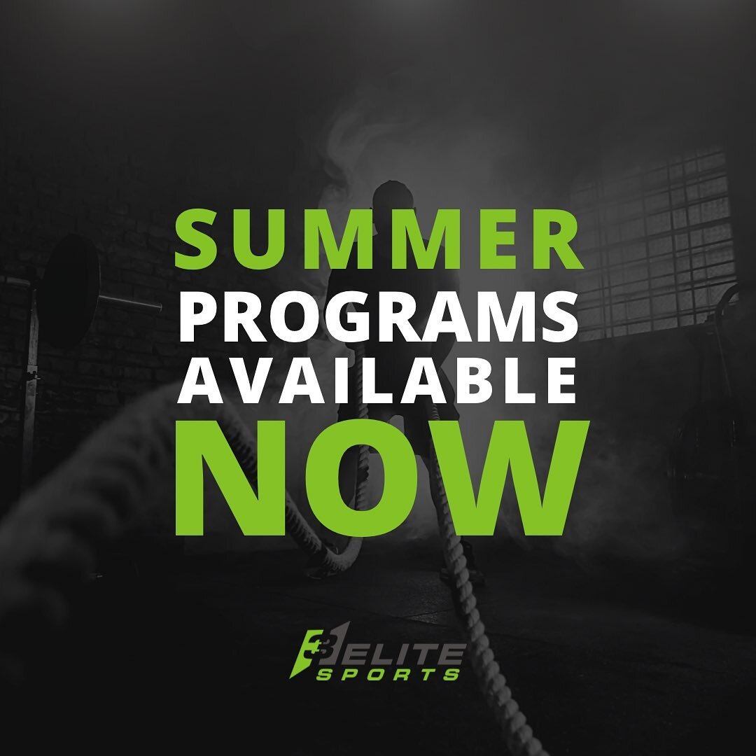 Summer programs are live on our website!  Sign up by May 8th for a 10% Early Bird discount!

#summertraining #pal #wcal #southcity