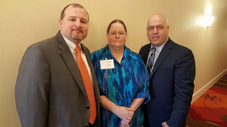 Left to right: Marc Dombrowski, Kathy Morgan and John Sheeley