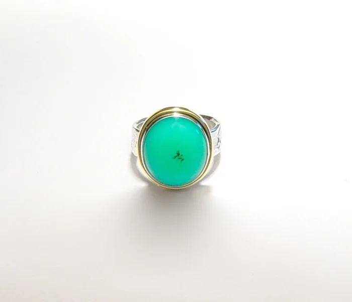 'ONE OF A KIND' Peruvian Opal Ring