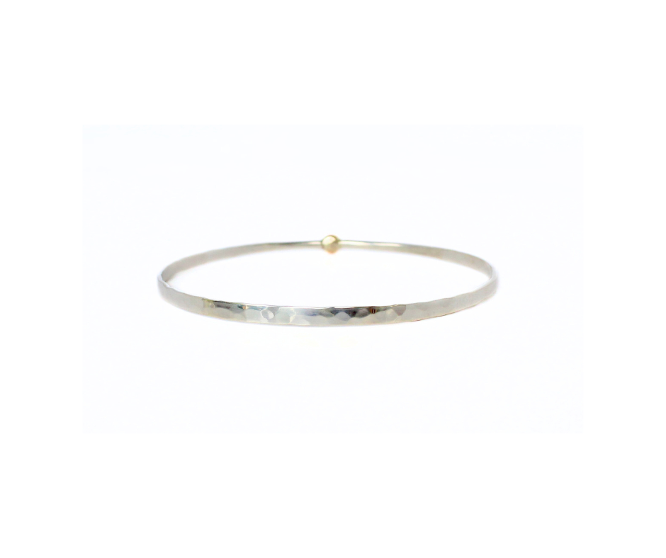SandraDeeOwens-rearview-essentialbangle-bracelet-sterlingsilver-gol