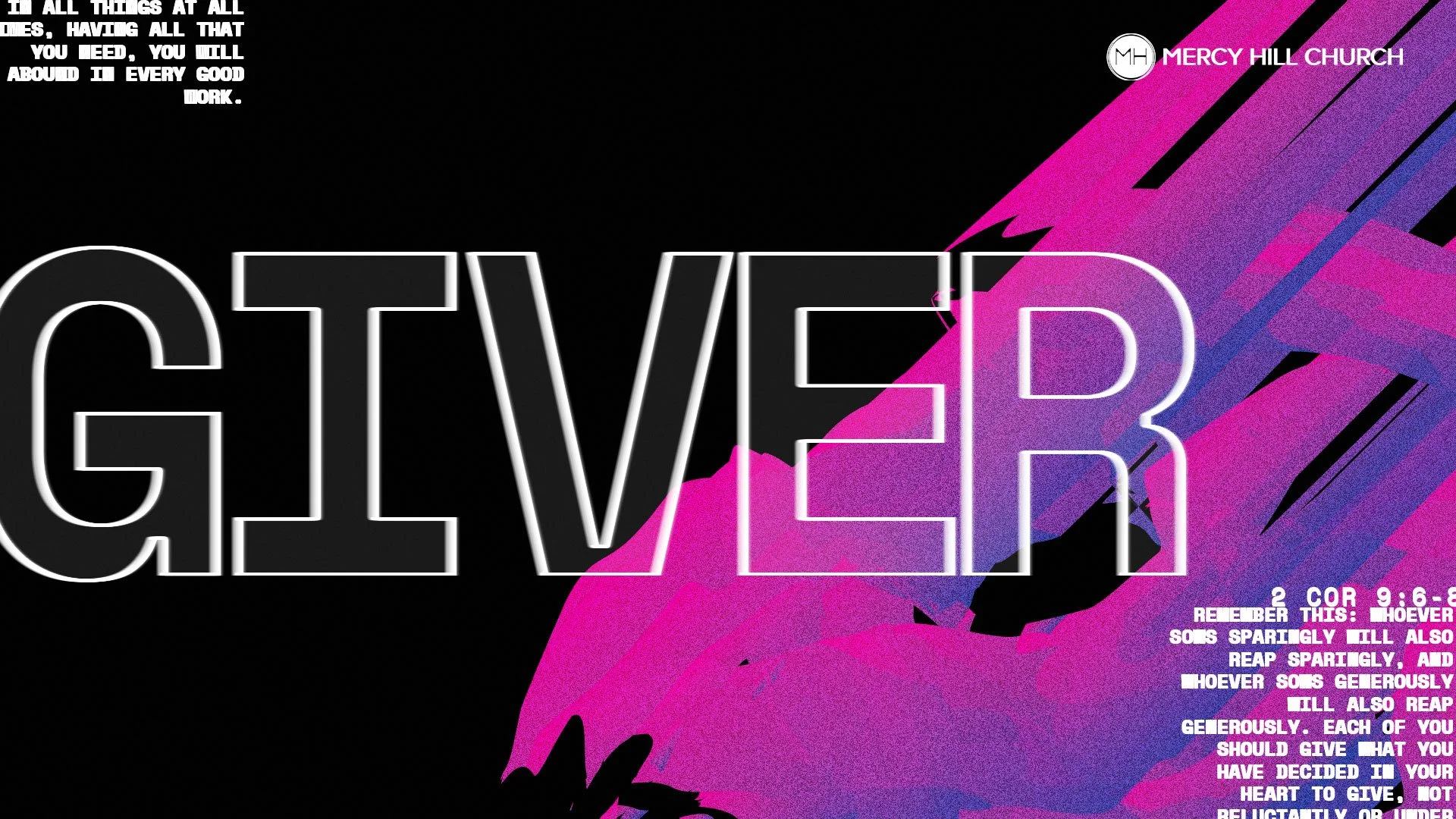 GIVER | Generous Harvest