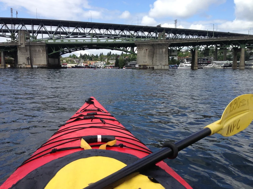 Kayaking on Lake Union