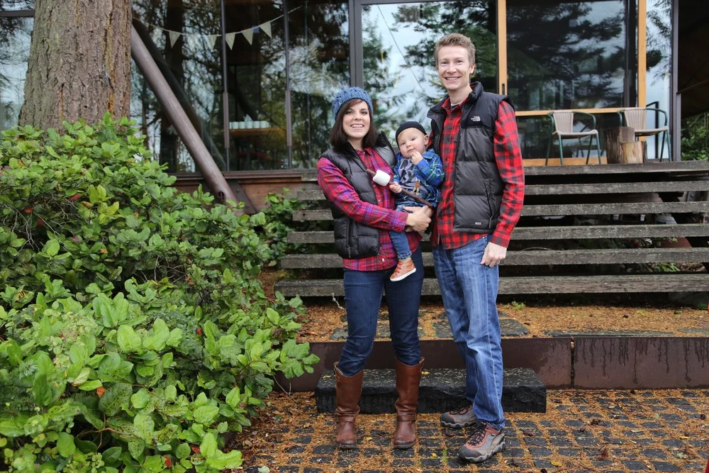 A first birthday in the woods