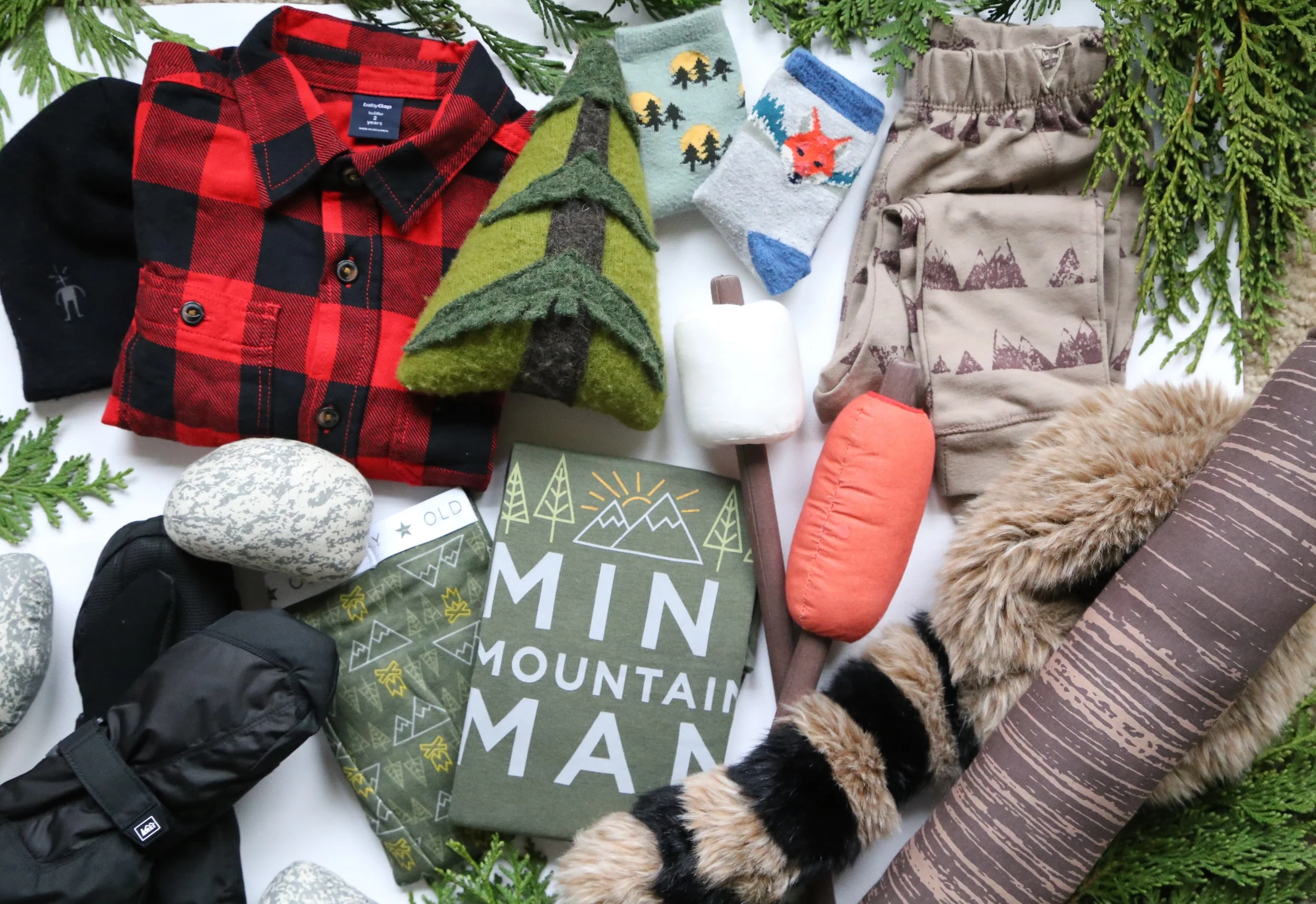 Christmas shopping for our little mountain man