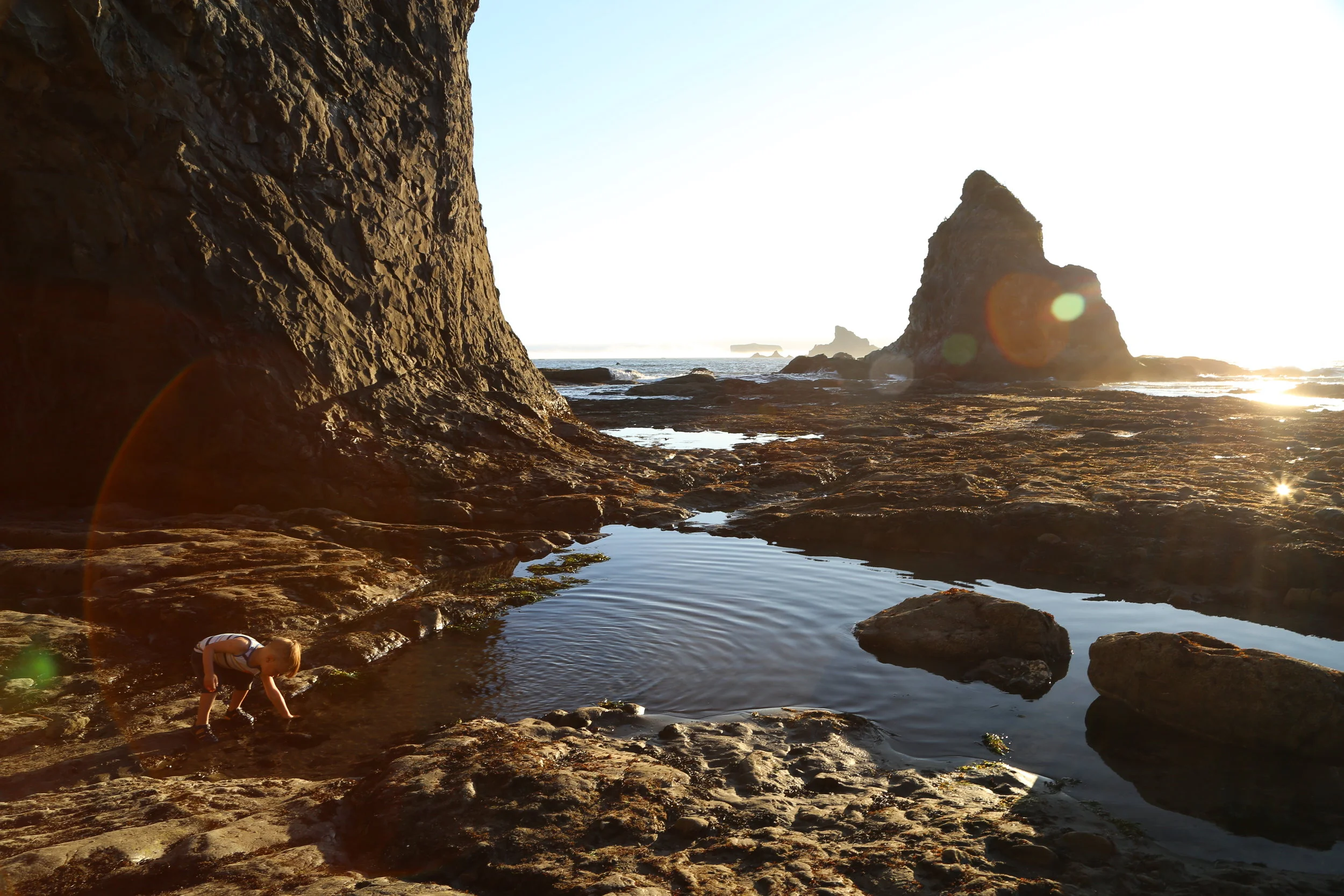 Camping on the coast with kids