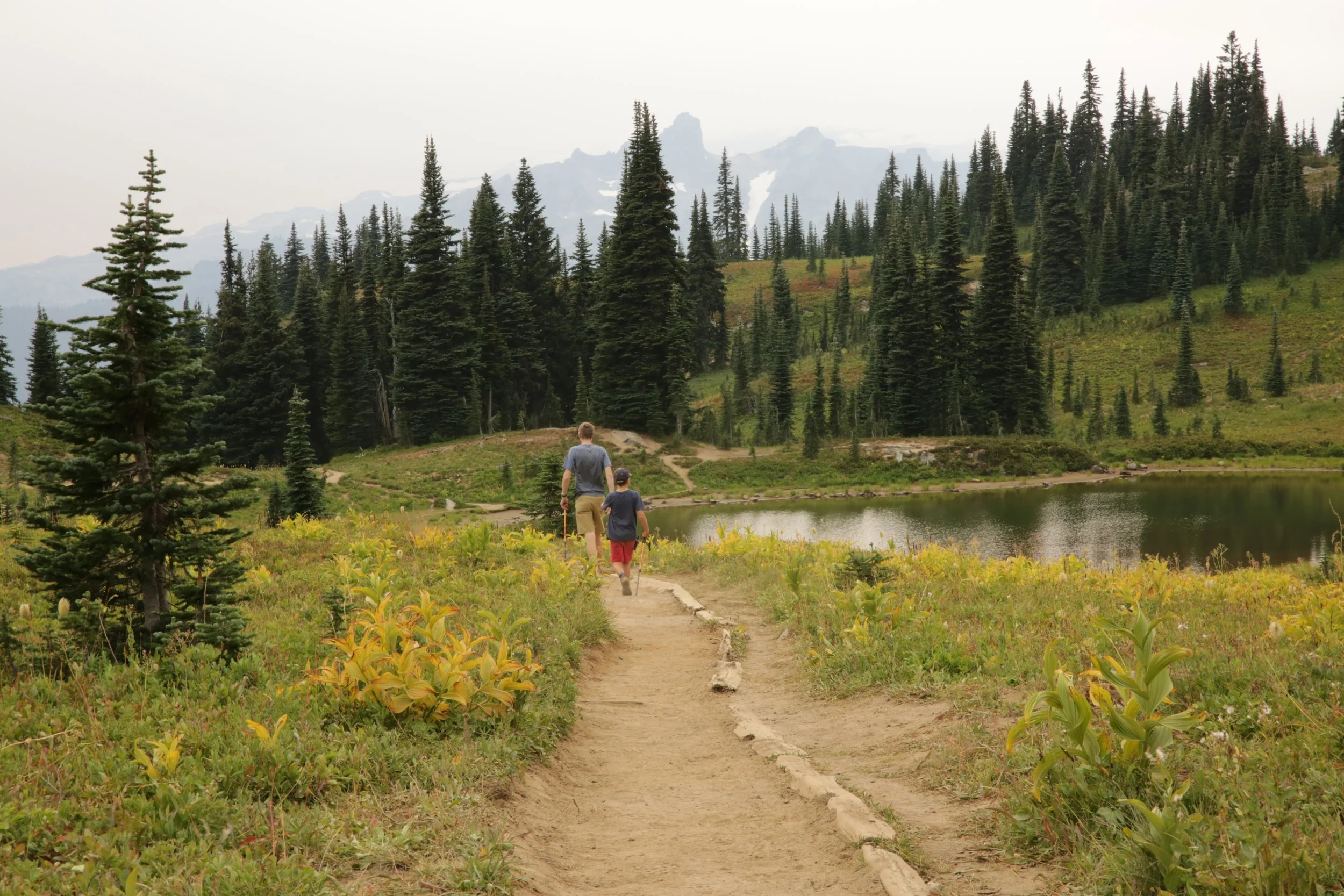 Birthday celebration at Mount Rainier