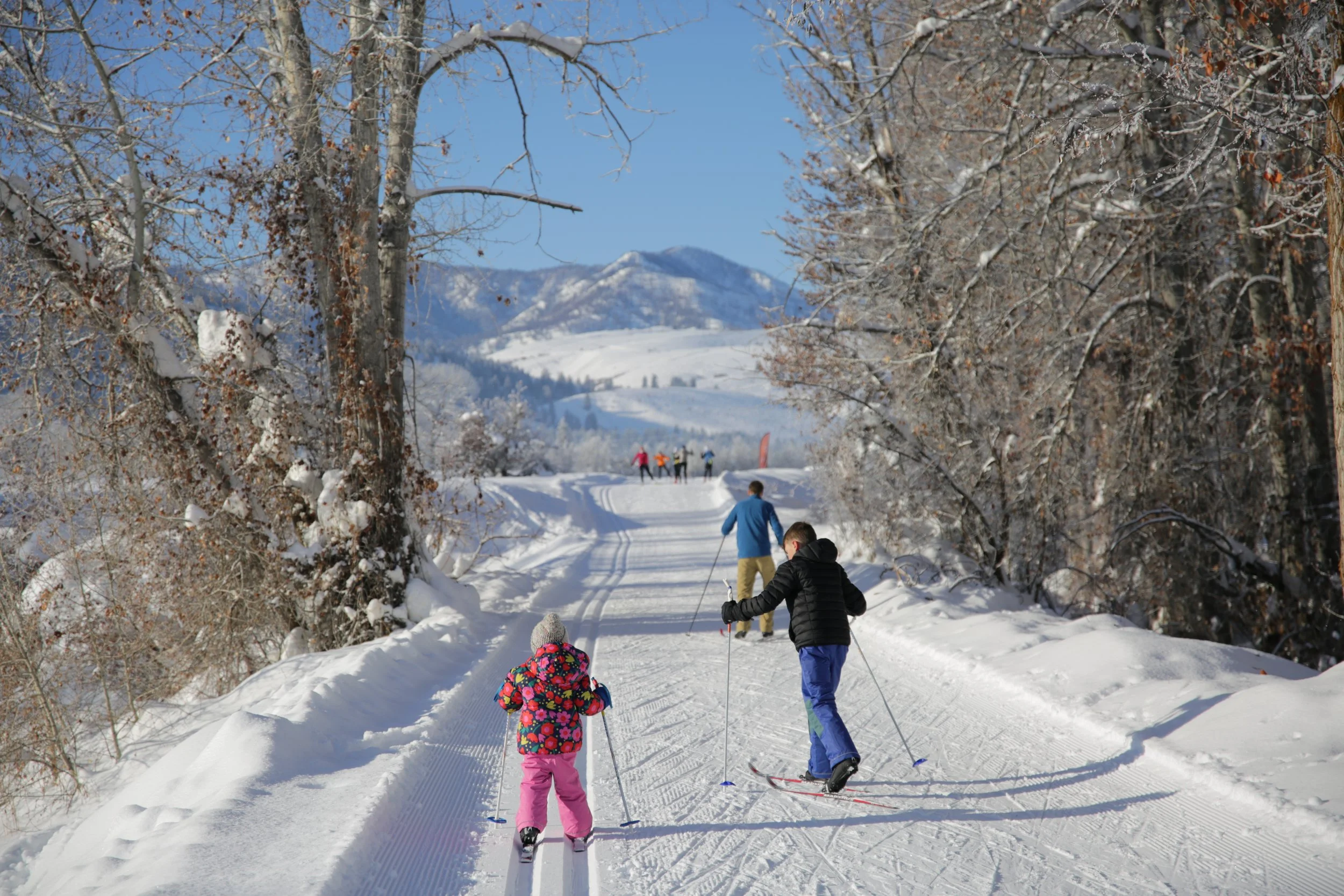 Cross country skiing in the North Cascades