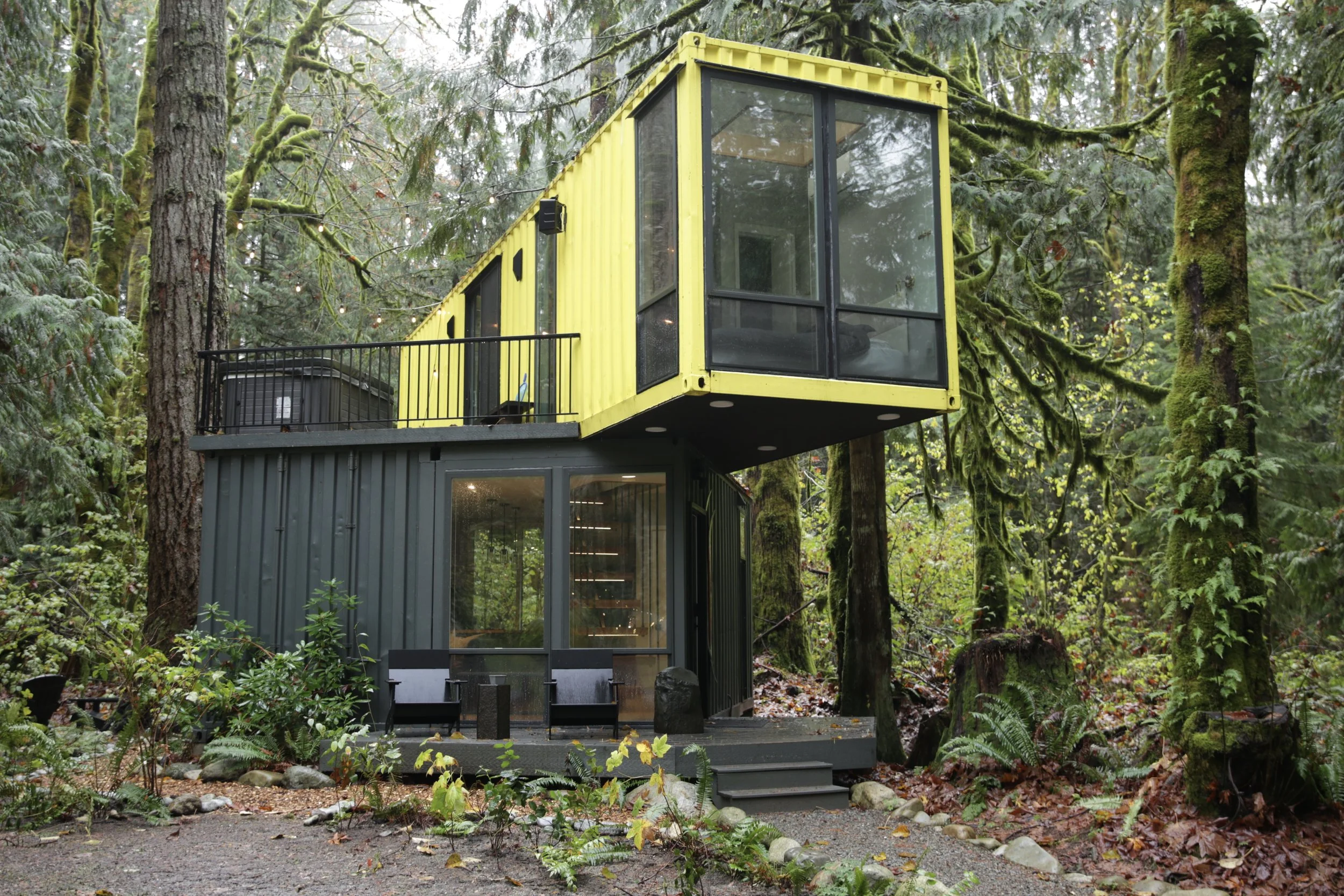 Sea Containers at Mount Index cabins