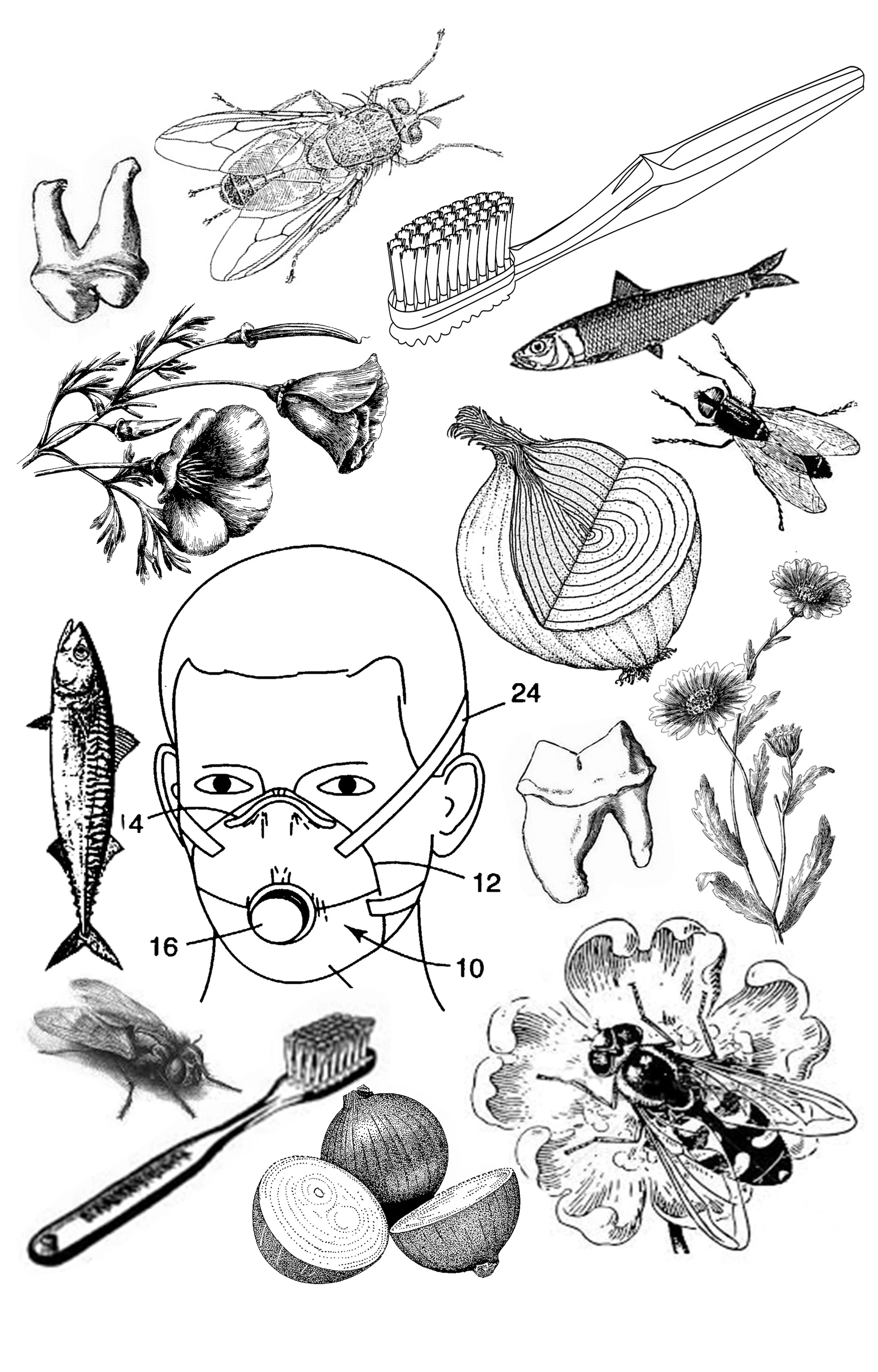 Commission for Bad Breath debut album Digital collage 2014