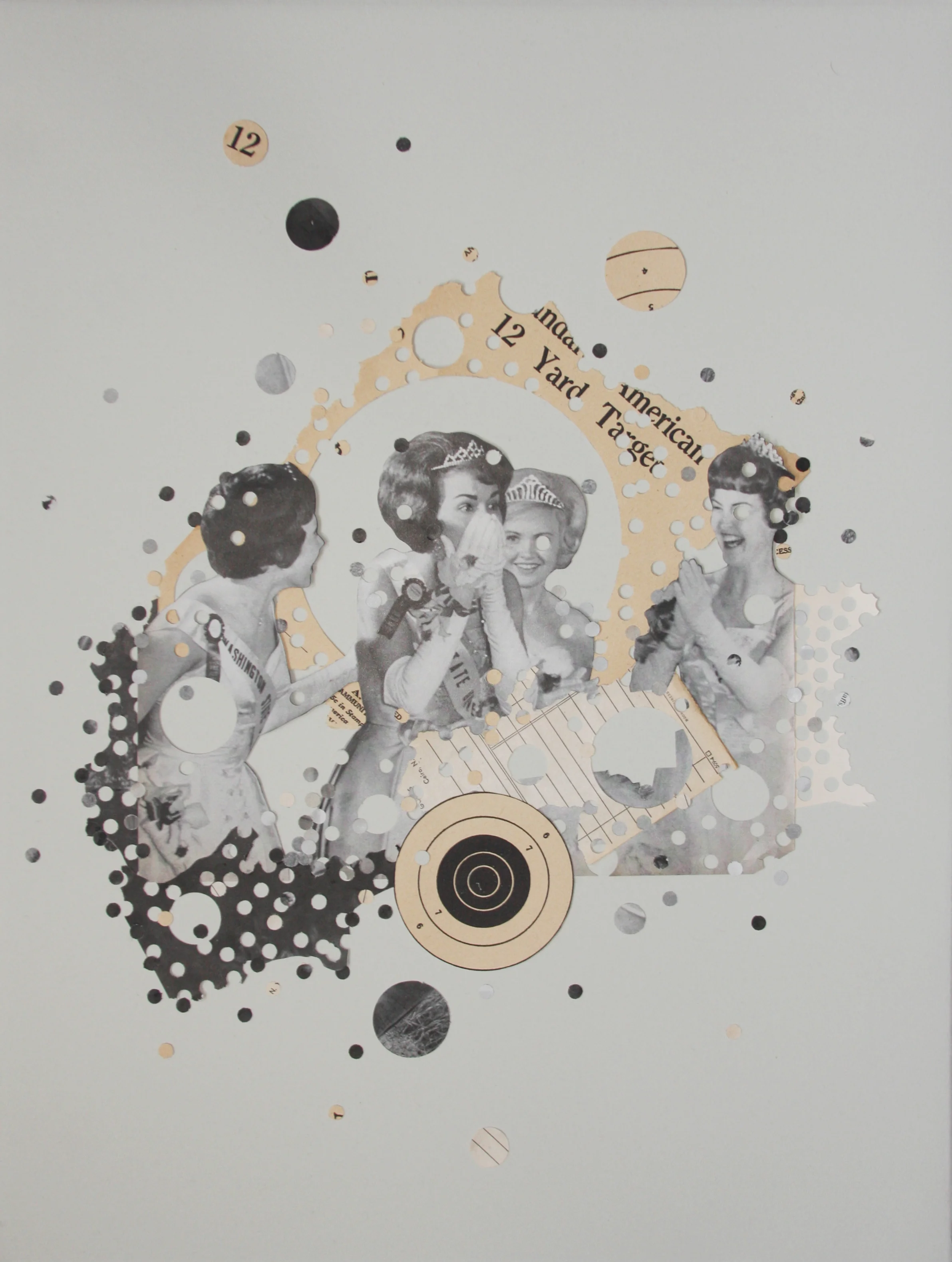 Drop Dead Gorgeous , 2015 15"x20" Collage on paper