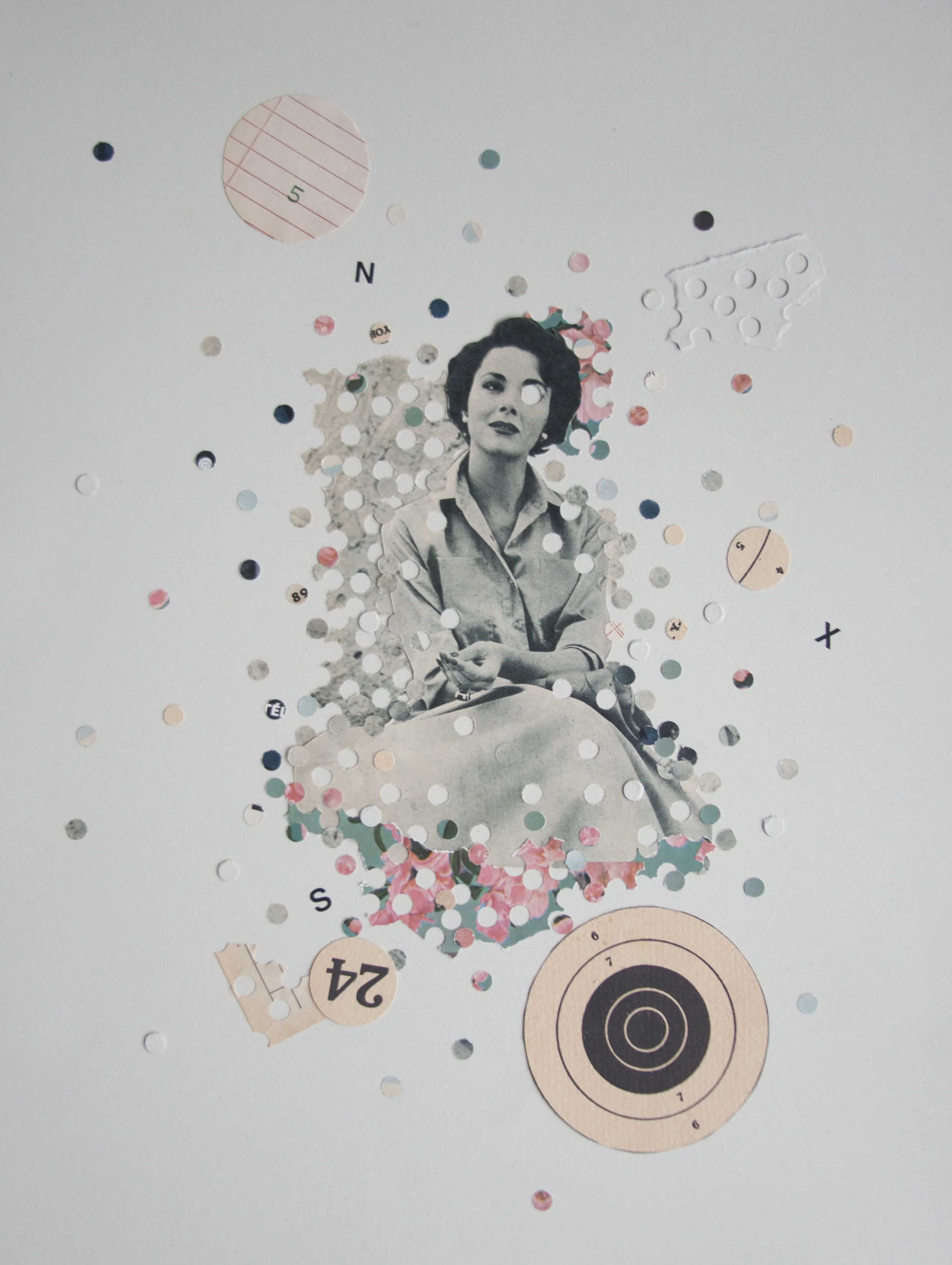 Tinderella , 2015 12"x16" Collage on paper