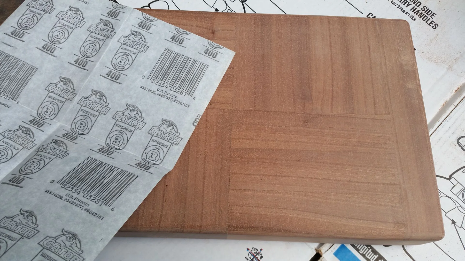 Woodworking Project 4 Sapele Butcher Block — Jared Groneman