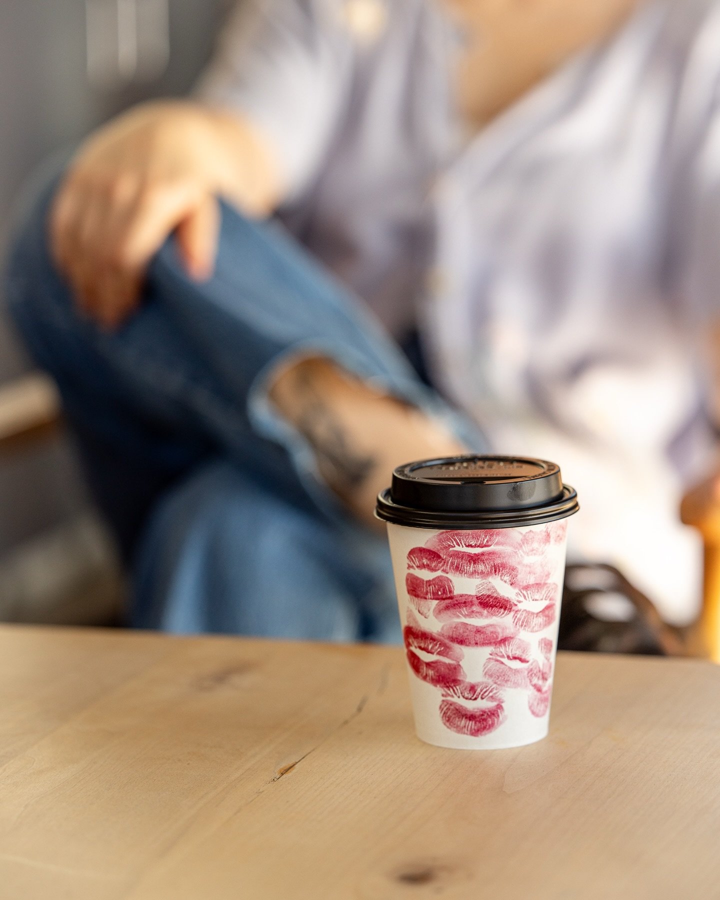 Happy love day from us to you! 😘 Come here often? You should! 😜 Stop in today for one of our one-day-only Valentine&rsquo;s specials 💕🍓🫖.