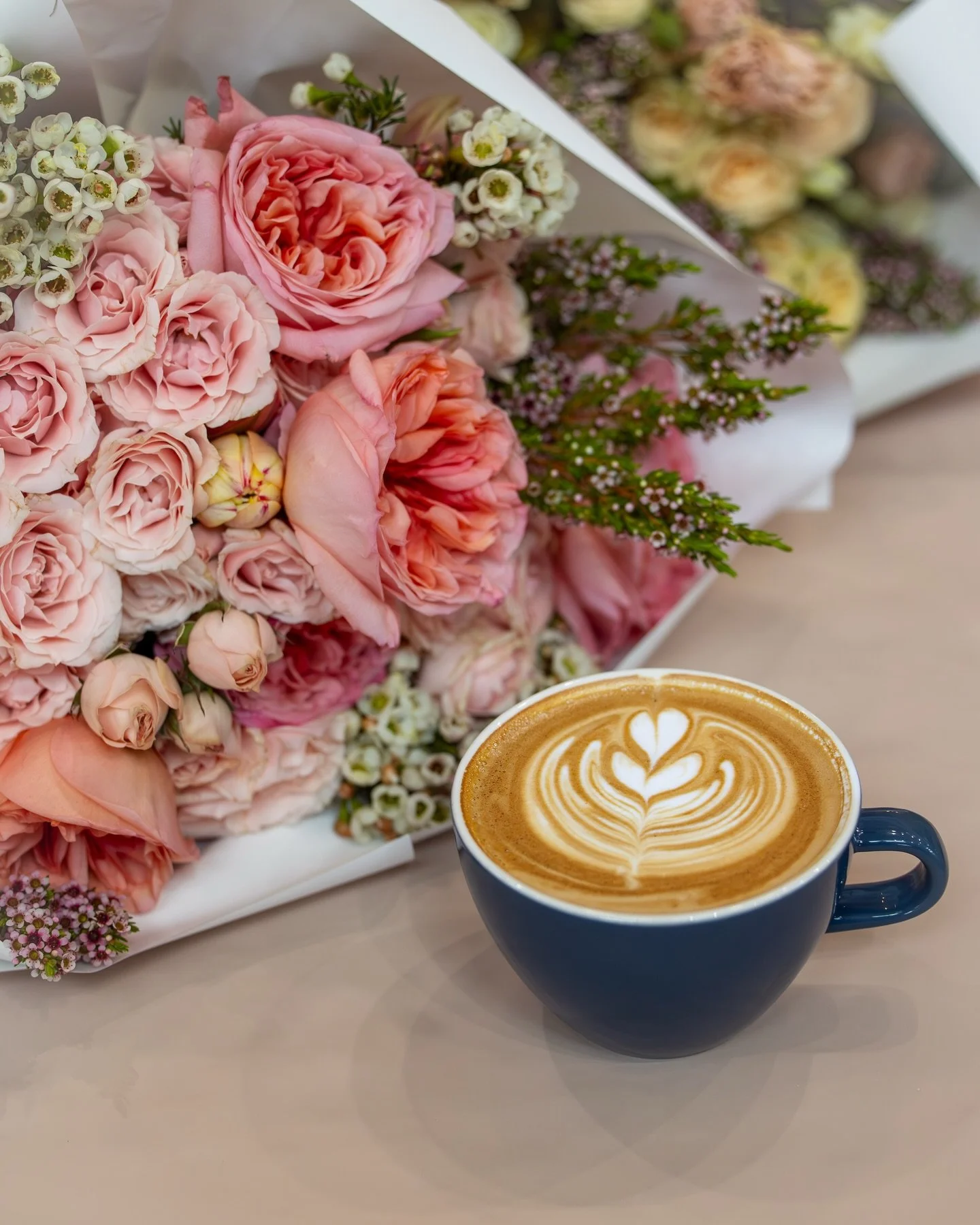 Can we get you with a bouquet with that coffee? 💐☕This Easter weekend, Broadway x Fleur and Vine are teaming up to make it happen! 🌷🌸☕️ Join us for a special collaboration where you can pick up stunning Easter blooms AND your favorite caffeine fix