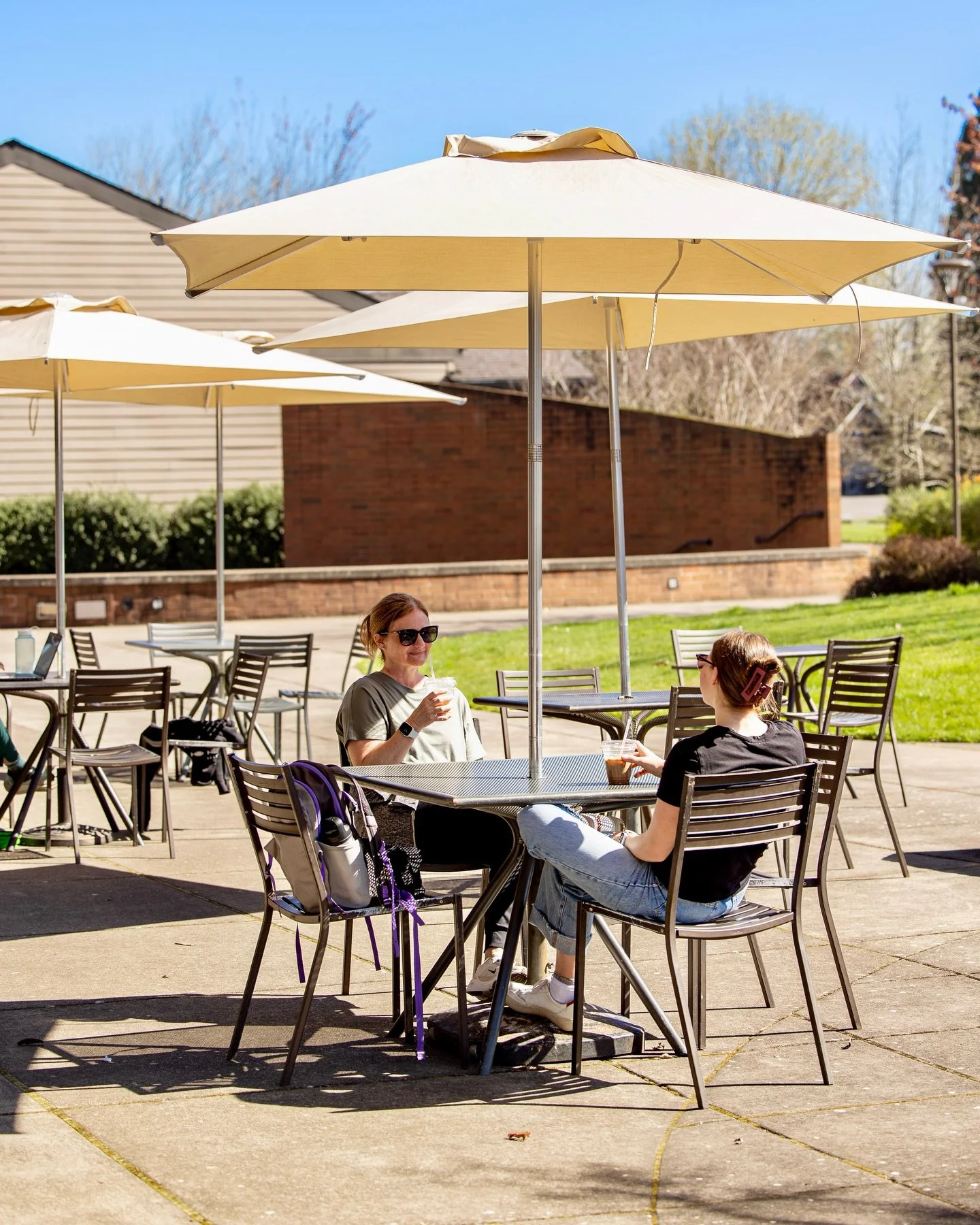 April showers bring May flowers! 🌼 Even so, forecast says sun is ahead! ☀️ It&rsquo;s the perfect opportunity to grab an iced latte and a friend and chill in our outdoor patio space 😘.