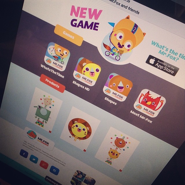 Cross promo page