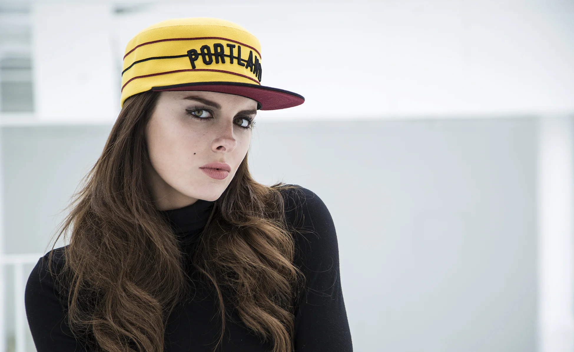 pillbox baseball cap