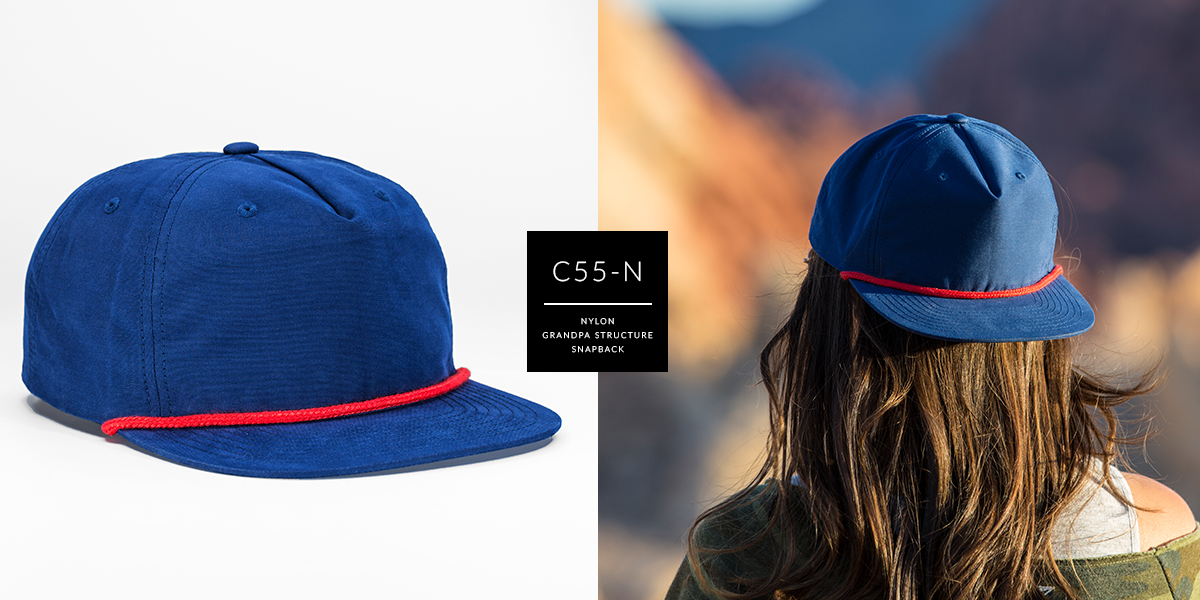 C55-N // Pinch Front - Nylon // Snapback