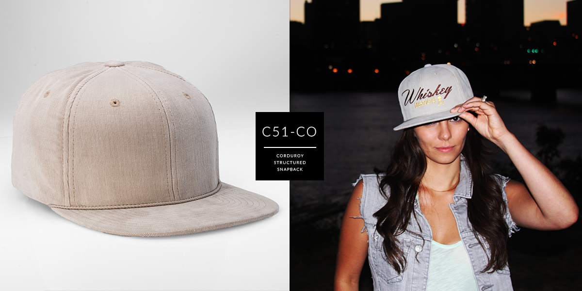 C51-CO // CUSTOM 6 PANEL - CORDUROY // SNAPBACK