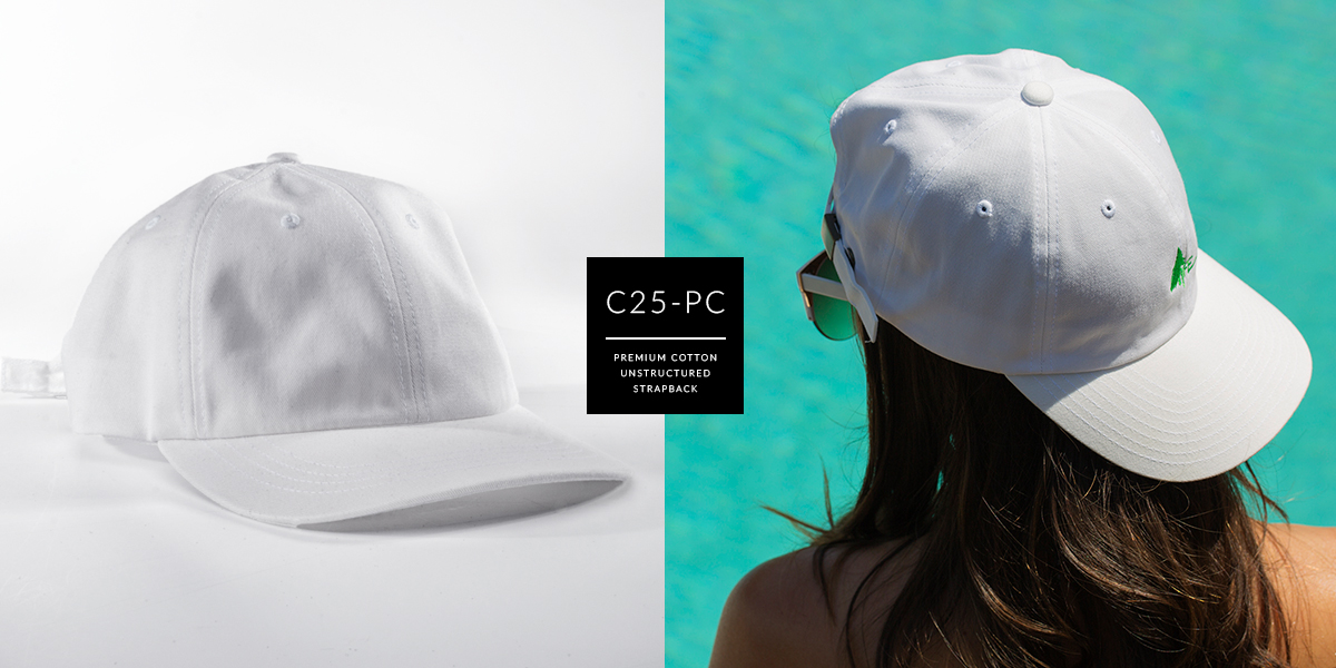 C25-PC // THE DAD HAT - PREMIUM COTTON // CUSTOM STRAPBACK 