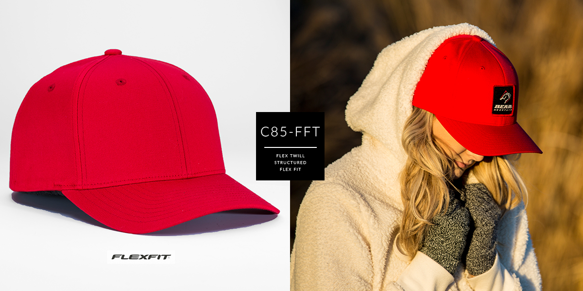 c85-FFT // Pre Curved Flex Fit - Flex Twill // OSFA — CAPTUER HEADWEAR