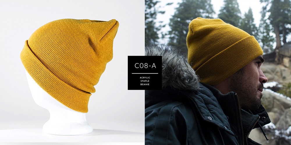 C08-A // STAPLE CUSTOM BEANIE - ACRYLIC