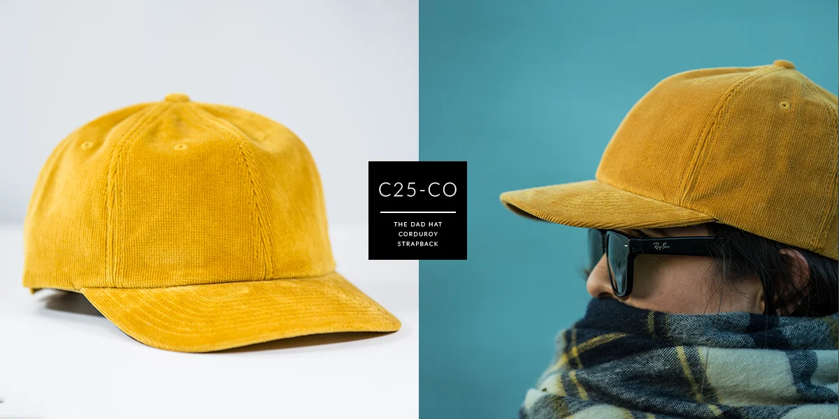 custom corduroy hat