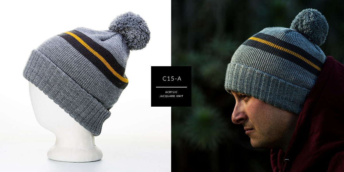 c13-A // Slouch Custom Beanie - Acrylic — CAPTUER HEADWEAR