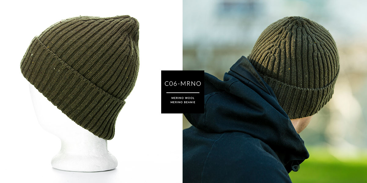 C06-MRNO // MERINO BEANIE - MERINO WOOL