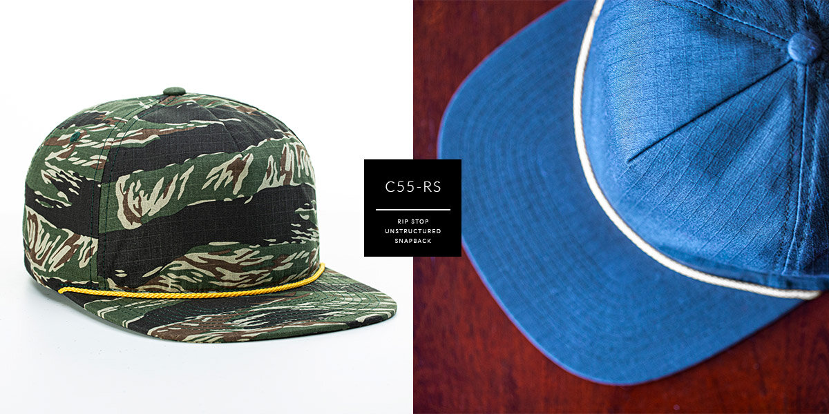 C55-RS // PINCH FRONT UNSTRUCTRED - RIP STOP - SNAPBACK