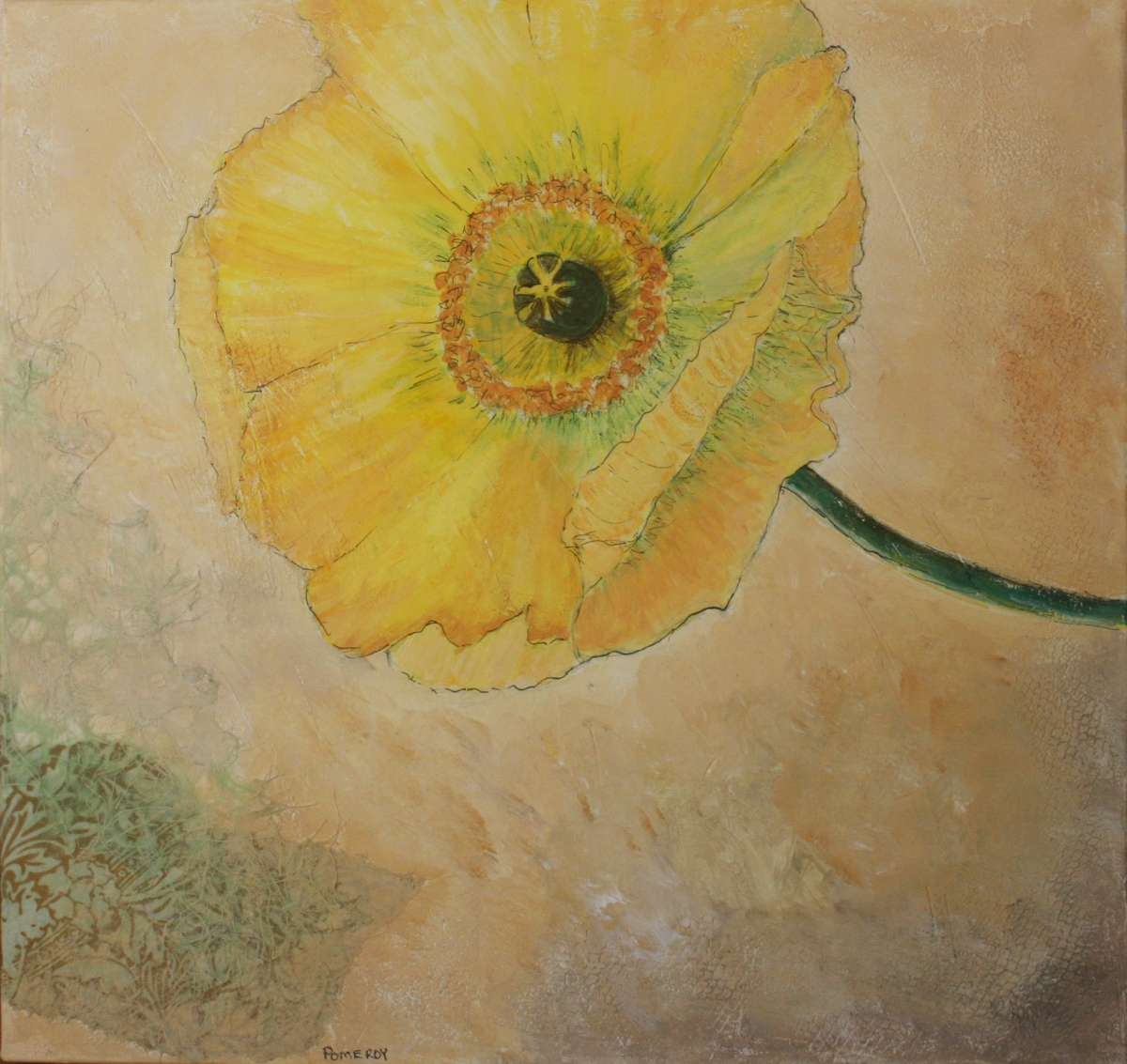 Jan Pomeroy: Yellow Poppy