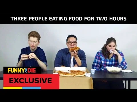 Three People Eating Food For Two Hours (Copy)