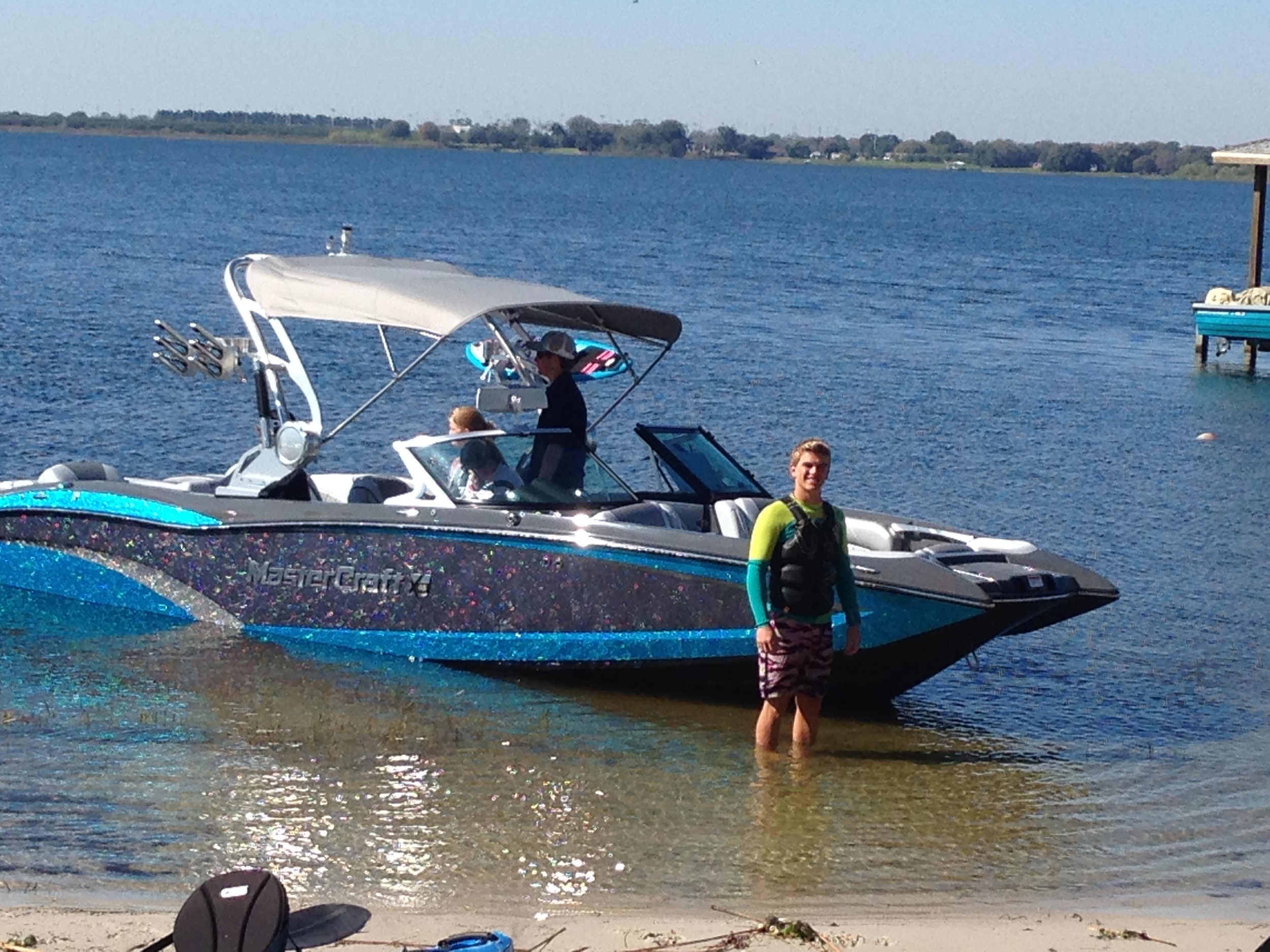 Hunter Sims with the MasterCraft X46