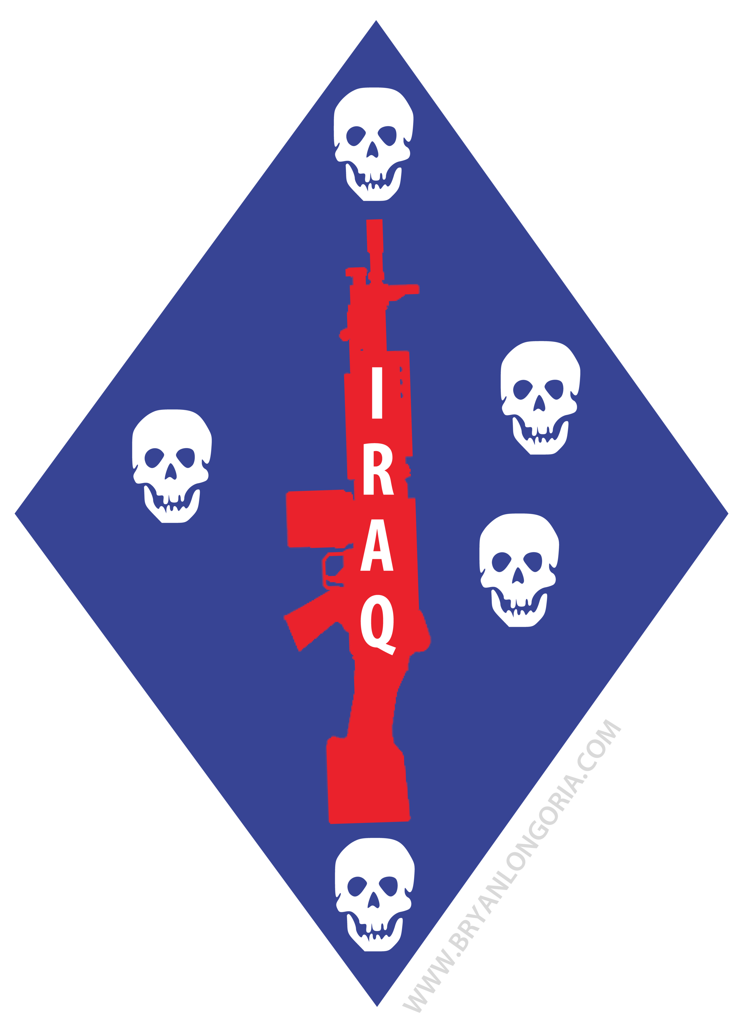 1st Marine Division Unit Logo Iraq