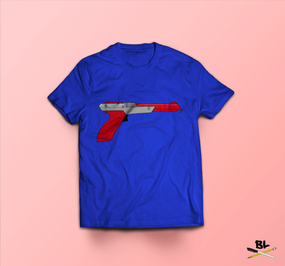 Nintendo NES T-Shirt Design Animation