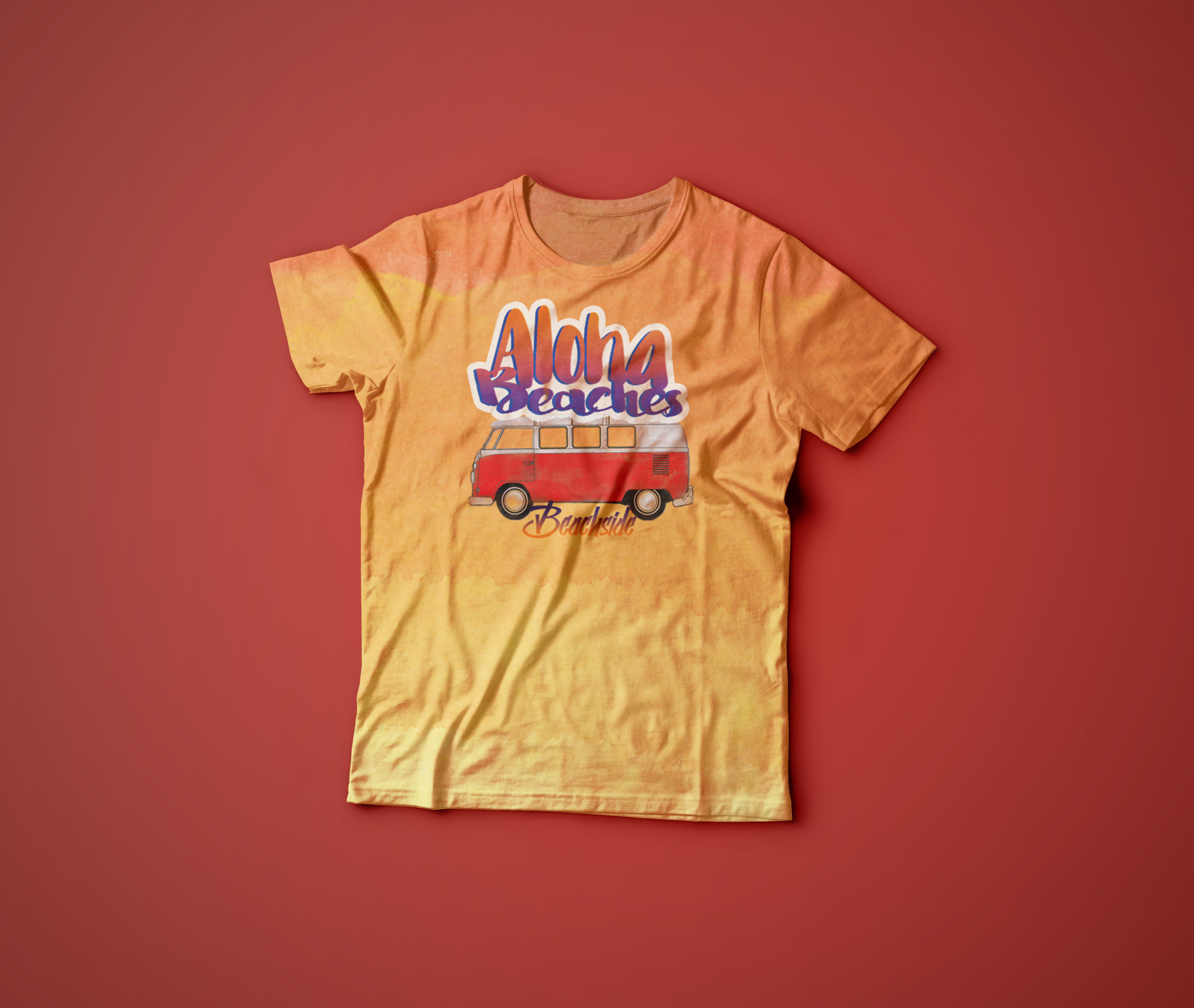 Aloha Beaches T-Shirt Design