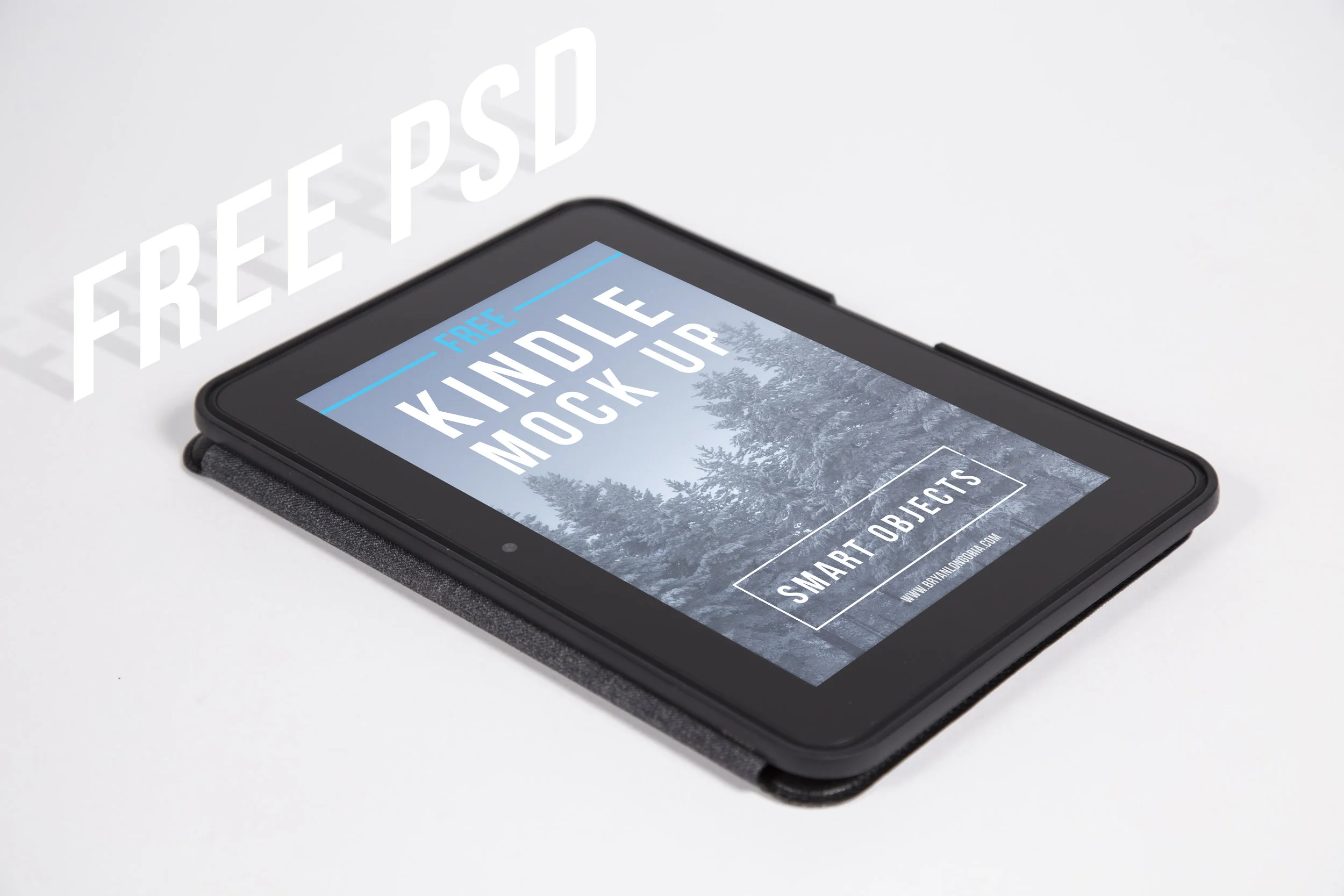 Free Kindle Fire Hd Psd Mockup For E Books Bryan Longoria