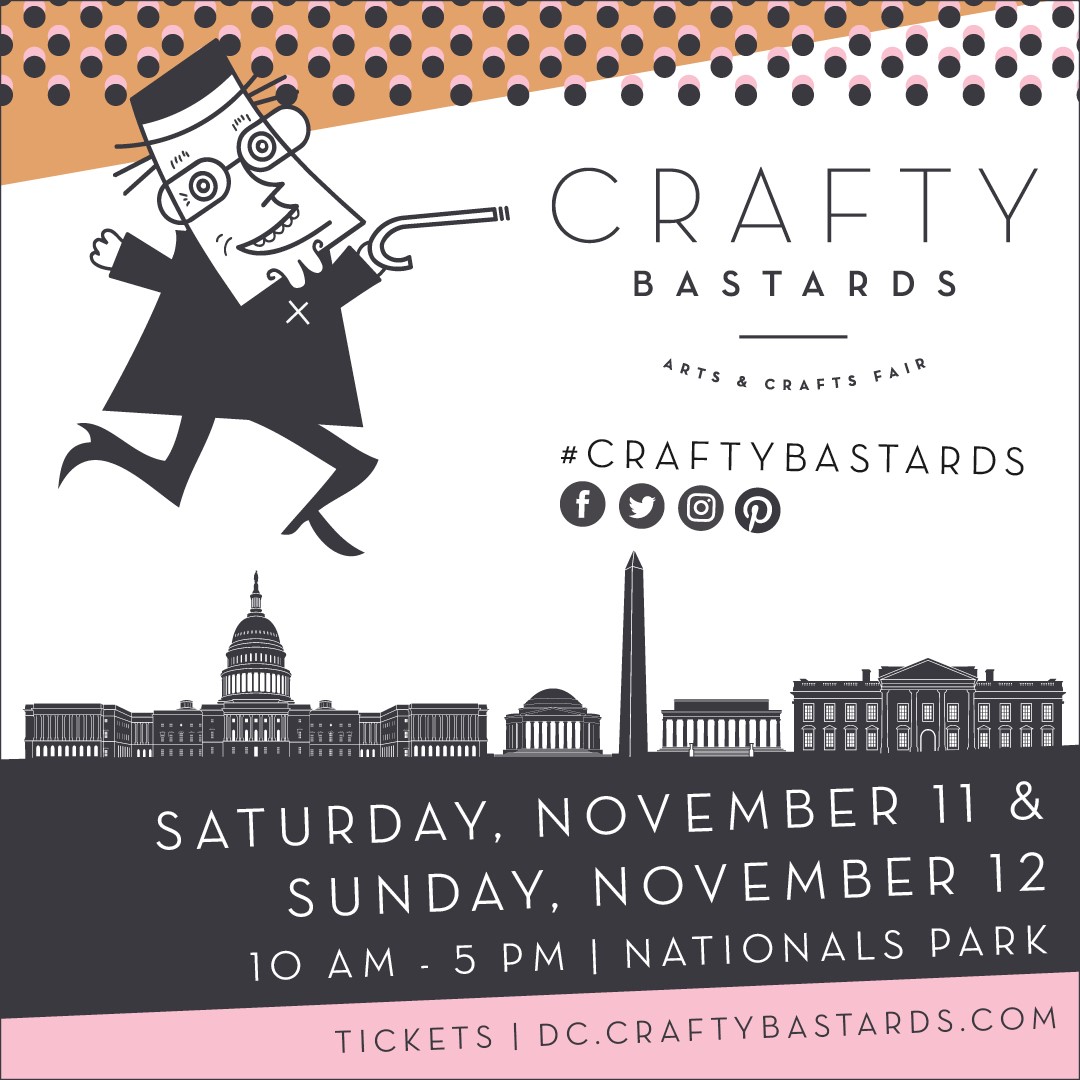 Now in its 14th year, Crafty Bastards Arts & Crafts Fair is an exhibition and sale of handmade goods from independent artists presented by the Washington City Paper .