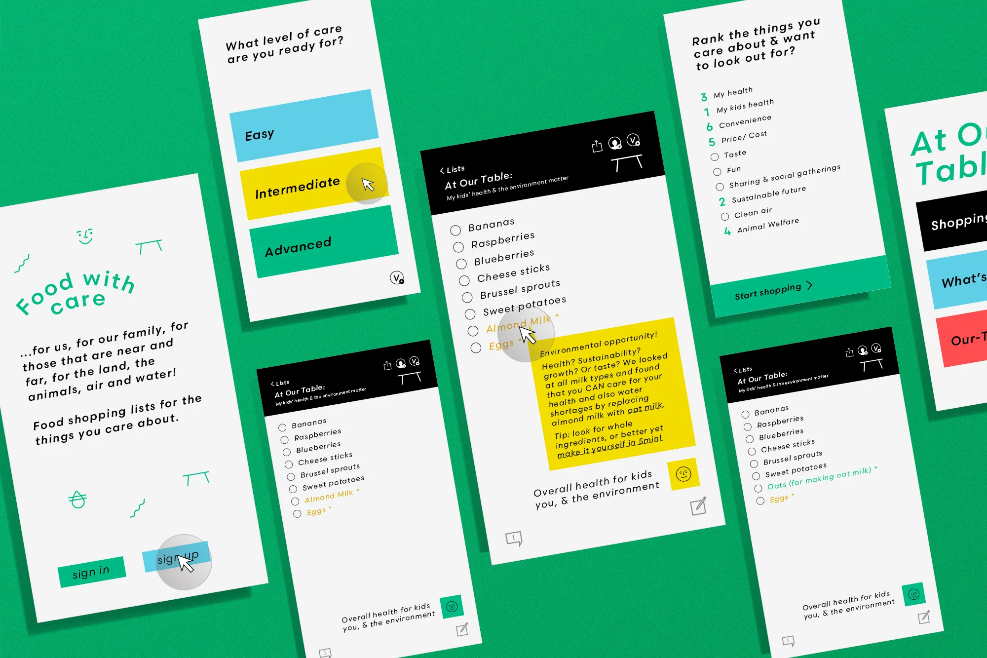 APP: Wireframes