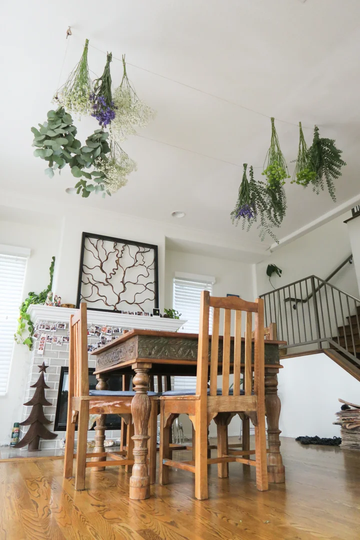 diy drying flowers