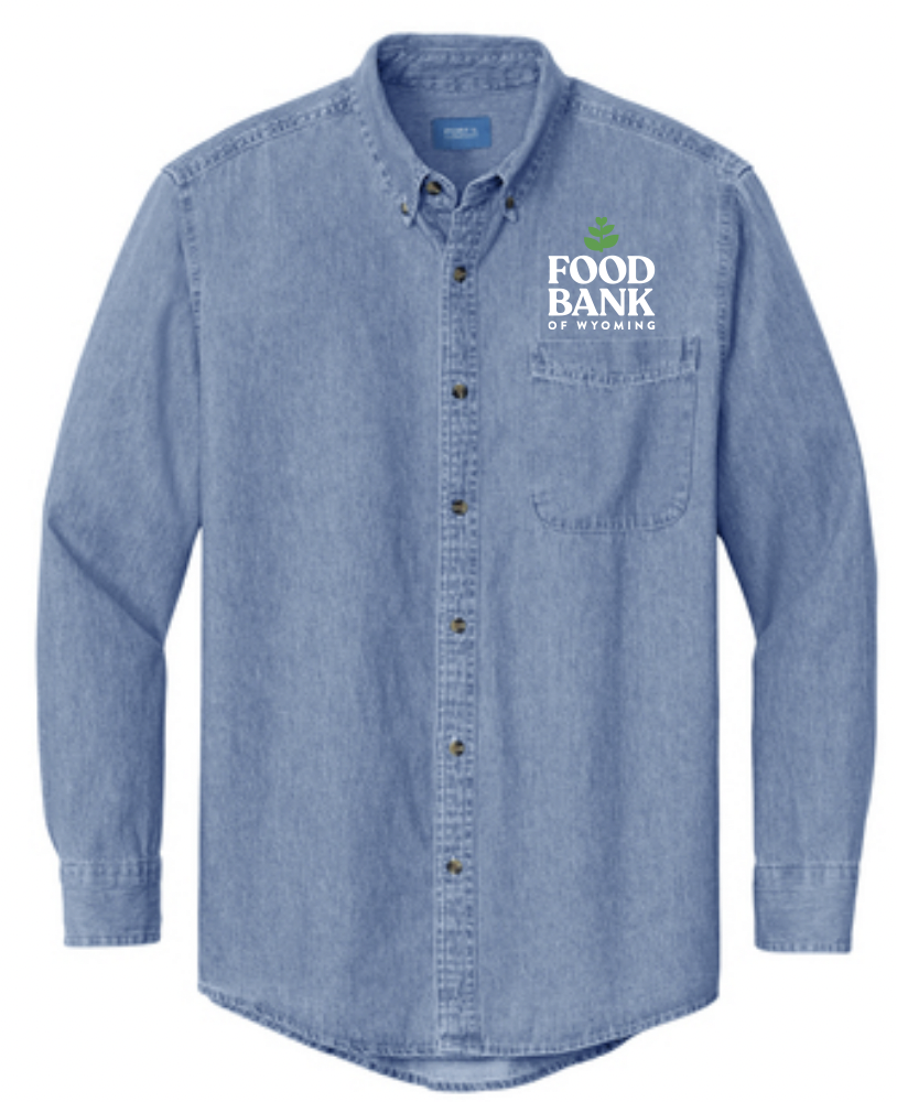 Food Bank WY Denim Shirt - Women's