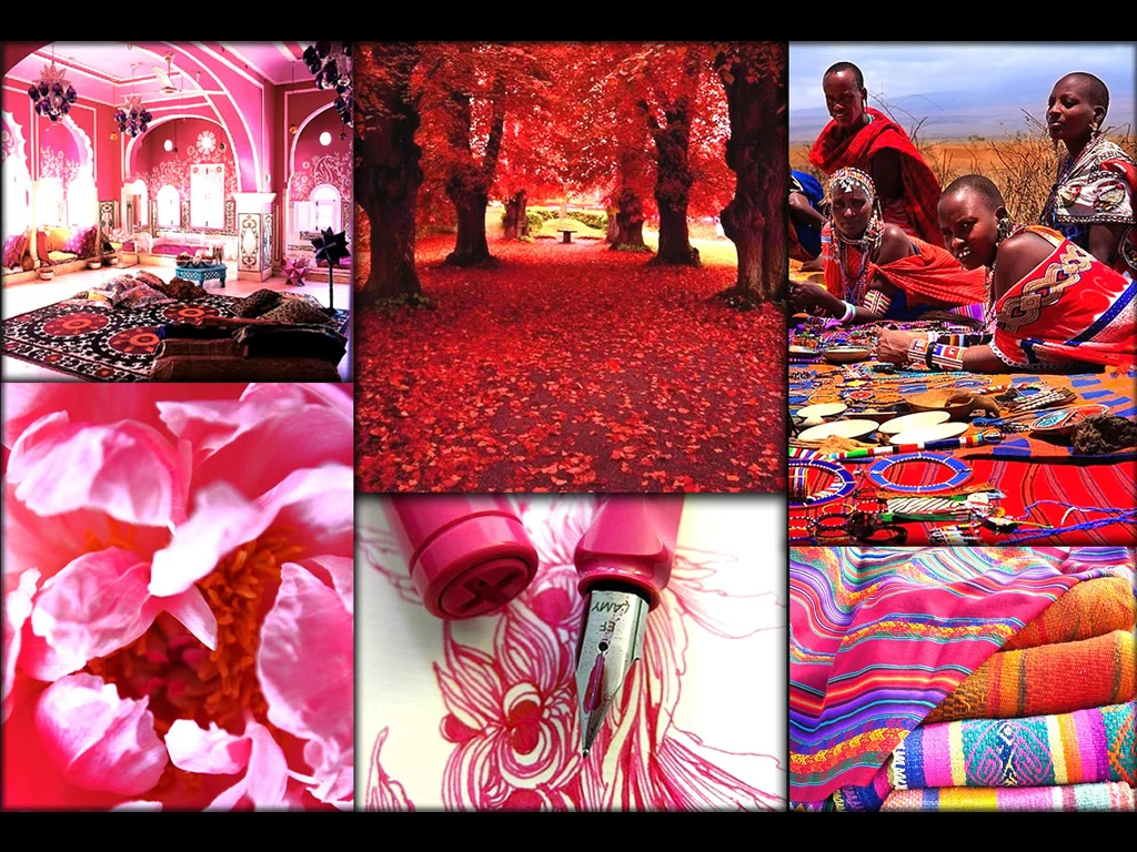  Reds and Pinks that inspire.